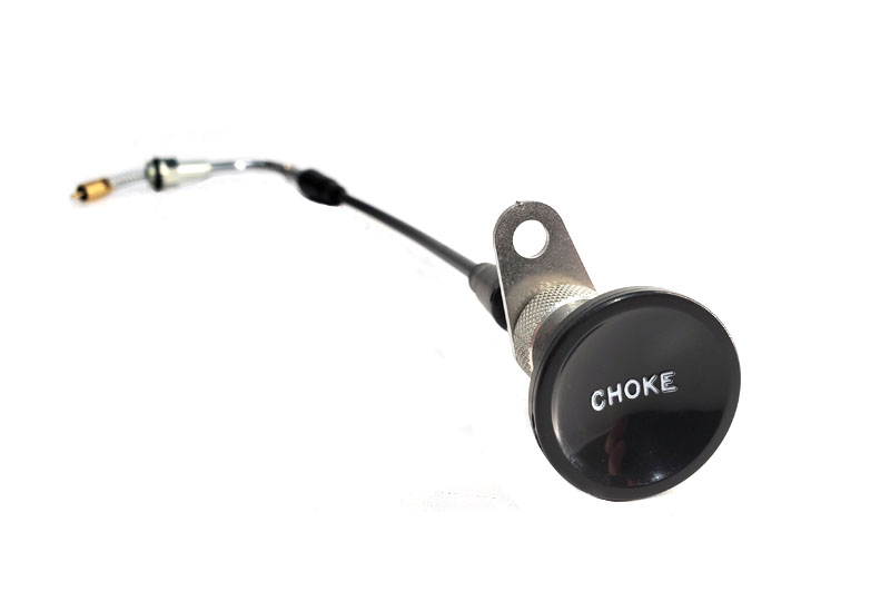 Choke Lever. Shock prove fastening of Choke by wire. 650 96